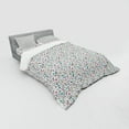 thumbnail image 3 of Ambesonne Garden Art Bedding Set 3 Pcs, Doodle Natural Elements, Twin, Multicolor, 3 of 3