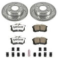 thumbnail image 3 of PowerStop Rear Z26 Street Warrior Carbon-Fiber Ceramic Brake Pad and Drilled and Slotted Rotor Kit Fits: AUDI Select Models K941-26, 3 of 9