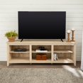 thumbnail image 5 of Console de Rangement pour Meuble de Télévision 70" en Bois - Chêne Blanc, 5 of 5