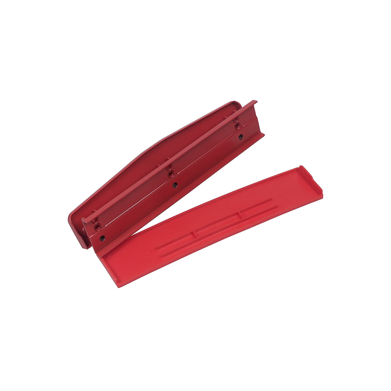 JAM PAPER Metal 3 Hole Punch 10 Sheet Capacity Red (345RE)