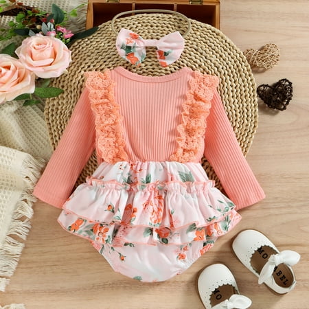 

TOWED22 Toddler Girl Fall Outfits Baby Girl Boy Oversized Sweatshirt Top Color Block Long Sleeve Romper Pullover T-Shirts Cute Fall Winter Clothes Pink