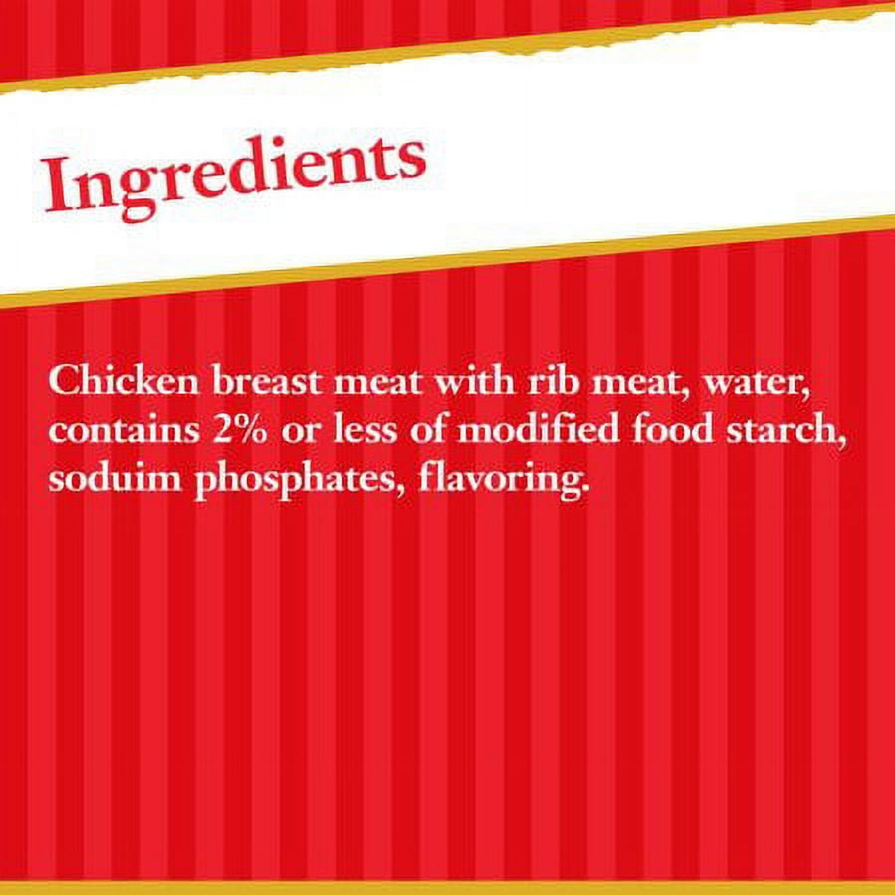 (6 pack) Hormel No Salt Added Premium Chicken Breast, in Water, 5 oz Can