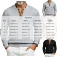 thumbnail image 5 of StSilkitty Mens Long Sleeve Sweatshirts Textured Crew Neck Button Sweatshirt Lightweight Fashion Pullover Shirts, 5 of 5