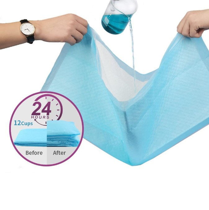 Oneshrt 50Pcs 17x23 Inches Super Absorbency Disposable Pet Underpads, Leakproof Quick Drying, Cat & Dog Bed Pads Disposable Thickened Absorbent Pad, Dog Pee Pads
