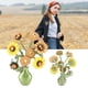 thumbnail image 5 of Broche de girasol ANGGREK Retro de Aleación para traje, 5 of 8
