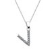 thumbnail image 1 of Collar para mujer, joyería para mujer, joyería de moda para mujer, regalo para mujer, 26 letras en inglés, cadena con nombre, colgante, collares, joyería para mujer, collar, 1 of 3