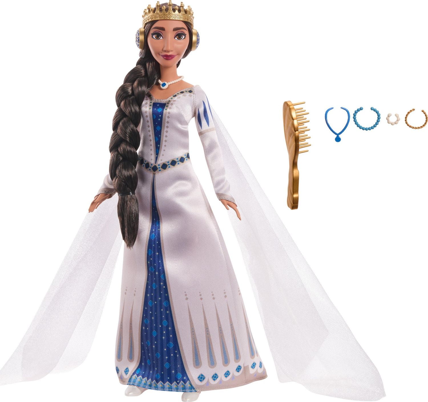 Disney Wish Queen Amaya of Rosas Fashion Doll, Posable Doll & Accessories
