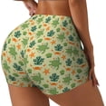 thumbnail image 2 of Sigee Sea Turtle Print Women's High Waist Workout Shorts - Squat Proof, Tummy Control, Yoga and Gym Activewear-Large, 2 of 9