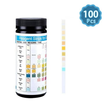 100 Pcs Urine Test Strips 10 Parameters Urinalysis Dip-Stick Testing Kit