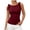 Wine, variant on MAFYTYTPR Women's Tie Shoulder Boat Neck Tank Tops Spring Summer Solid Color Fitted Casual Tops for Everyday Wear 1PC S-XXL