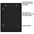 thumbnail image 3 of Americanflat 28x40 Poster Frame with Polished Plexiglass with 24x36 Mat Display Photo Epic Collection - Black, 3 of 7