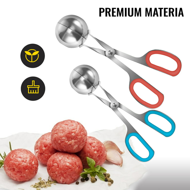 VEVOR Meatball Maker Tongs Meat Baller Scoopstainless Steel 2 Pcs Kitchen Tools