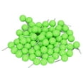 thumbnail image 3 of 100Pcs Push Pins Map Tacks Plastic Thumbtacks Steel Decorative Nails for Office and School, 3 of 8