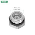 thumbnail image 3 of Uxcell Air Compressor Oil Sight Glass M18 x 1.5mm Toughened Glass for Air Compressor, 3 of 5