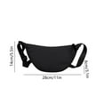 thumbnail image 3 of Miogawg Crescent Bag For Women Men Small Sling Crossbody Bag With Half Moon Shape, Nylon Crossbody Bag, Small Travel Sling Bag, Casual Underarm Bag, 3 of 6