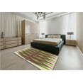 thumbnail image 5 of Ahgly Company Machine Washable Indoor Square Transitional Bright Maroon Red Area Rugs, 6' Square, 5 of 7