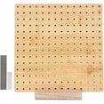 thumbnail image 1 of Blocking board, blocking boards for crochet, squares blocking board for knitting and crochet projects Handmade knitting with wooden knitting base_paris, 1 of 5