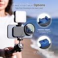 thumbnail image 5 of 67mm Phone Lens Filter Adapter Mount for iPhone 16 15 14 Pro Pro Max, Double-Sided Magnetic Phone Lens Filter Ring with 1/4-20” Screw & Cold Shoe Mount for 67mm ND UV CPL Polarizer Filter (No Filter, 5 of 5