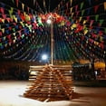 thumbnail image 4 of Banderín Banderín Banderines Triangulares de 160 Metros Bandera Triangular Doble Triangular para Decorar Jardín Boda Fiesta de Cumpleaños Interior Exterior, 4 of 4