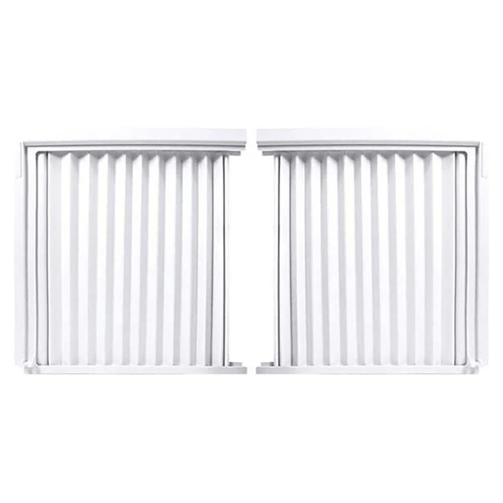 GBAYXJ Washranp 2Pcs Air Conditioner Side Panel With Frame Room Accordion Filler Kit For Window Air Conditioner Replacement Screen|Plastic