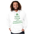 thumbnail image 5 of Keep Calm Shake Shamrocks St Paddys Hoodie Sweatshirt Women Men Brisco Brands S, 5 of 6