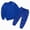 fall winter outfits-Blue, variant on TOWED22 Toddler Baby Boy Fall Winter Outfit Waffle Solid Color Long Sleeve Sweatshirts Stretch Jogger Pants Newborn Clothes Set(Blazer,9-10 Y)