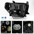 thumbnail image 3 of AKKON - Fits 2018 2019 2020 Toyota Tundra Pickup w/ DRL LED [Tube Bar] Black Headlight Headlamp Driver Left Side Replacement, 3 of 7