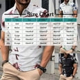 thumbnail image 3 of Mens Shirts Plus Size under $5 Short Sleeve Turndown Collar Button Color Block Polo T-Shirt Summer Collared Golf Shirt Red M, 3 of 5