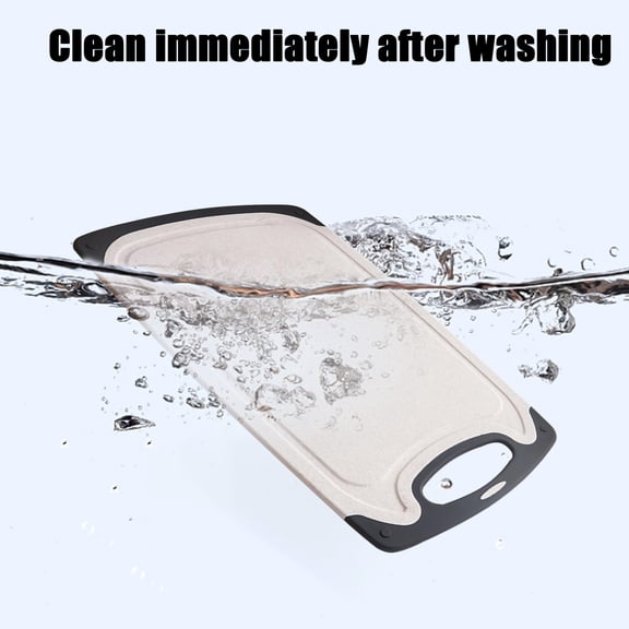 Specollect Plastic Extra Large Cutting Board, Dishwasher- Safe Plastic Chopping Board for Kitchen with Easy Grip Handle Non-Slip With Grinding Area