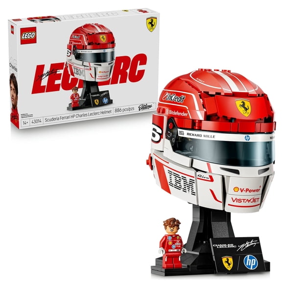 Set LEGO Editions Vehicles Scuderia Ferrari HP: Casco de Charles Leclerc 43014