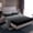 Black, variant on Manfei Light Blue Bed Sheets Twin,Silver Ombre Bedding Sets Twin Size,Modern Aesthetic Art Sheet Set Twin,Breathable Room Decoration,3pcs