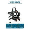 thumbnail image 6 of Full Face Diving Mask for Scuba Diving, 180° View Panoramic Dive Mask with Camera Mount, Anti-Fog & Anti-Leak Dive Mask Support for Scuba Diving, Compatiable with S400/400Pro/S700 Scuba Tanks, 6 of 9