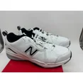 thumbnail image 1 of New Balance Men's 608 V5 Leather Comfort Cross Trainer Shoes White Black Size 13, 1 of 6
