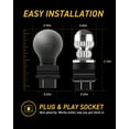 thumbnail image 4 of AUXITO 3157 LED Bulb Red 3156 3056 3057 3047 4057 4157 LED Bulbs for Tail Lights, Stop Lights, Brake Lights, Brilliant Red, 4 of 9