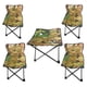 thumbnail image 1 of Kit de 4 Sillas y Mesa Plegable para Niños Genérico Camping Verde Militar, 1 of 3