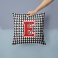 thumbnail image 2 of Monogram Letter Fabric Decorative Pillow, 2 of 4