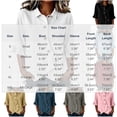thumbnail image 3 of Neewe Button Down Shirts for Womens 3/4 Sleeve Blouses Collared Casual Summer Tops Daily Outfits, 3 of 6