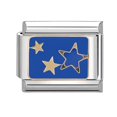 thumbnail image 1 of Yolorist Retro Golden Charm Bracelet Airplane Rose Sedan Italian Charm Links Fit 9mm Stainless Steel Bracelet Jewelry DIY Making, 1 of 5