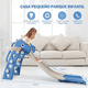 thumbnail image 3 of Tobogán Resbaladilla Infantil con Canasta De Baloncesto para Interiores y Exteriores Azul, 3 of 4