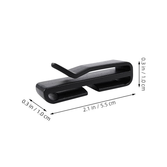 10PCS Webbing Clips Belt Keepers Quick Buckle for Backpack Hunting Outdoor Adventures