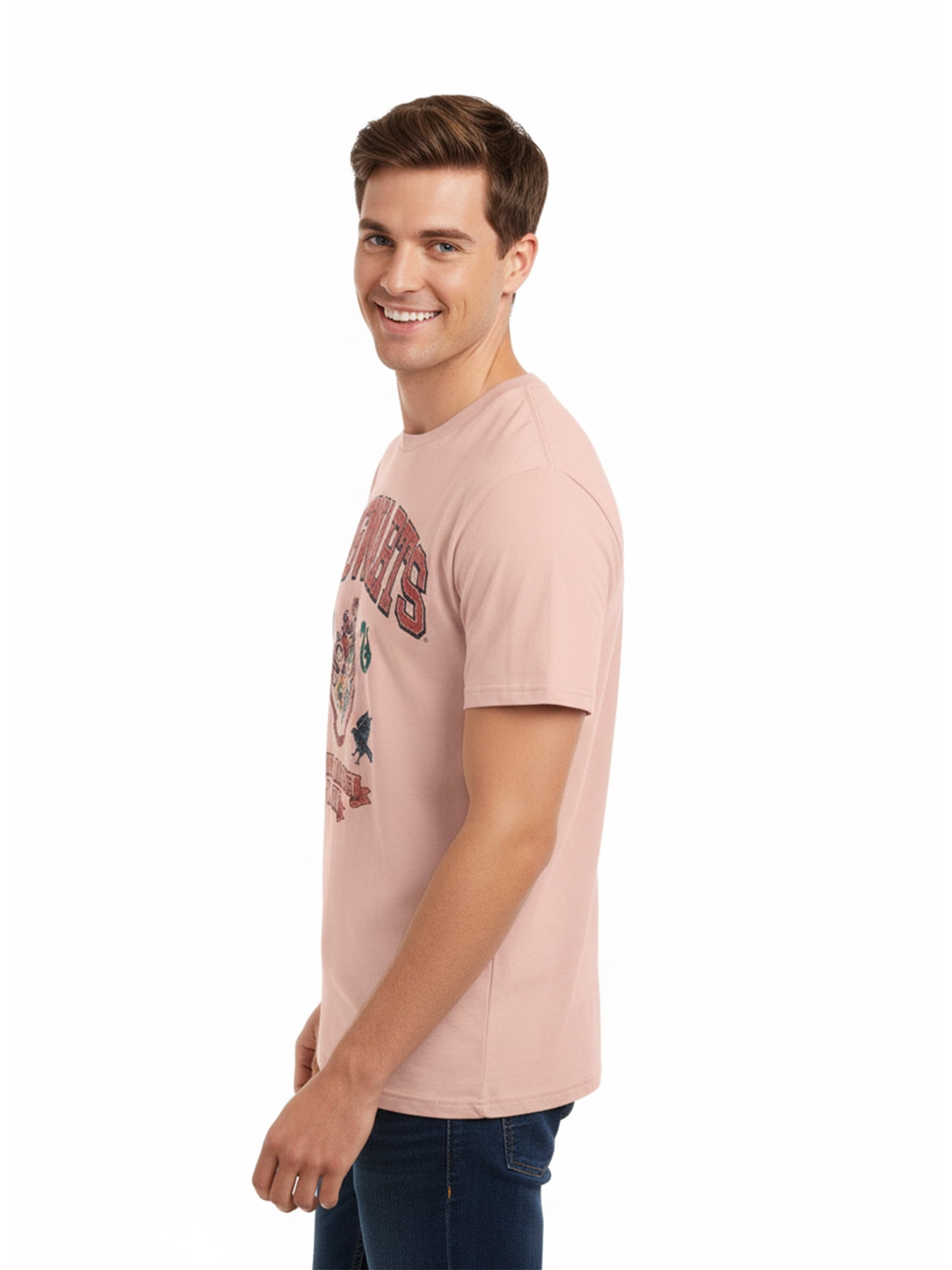 Harry Potter Men's & Big Men's Graphic Tee, Crest Warts, Sizes S–3XL