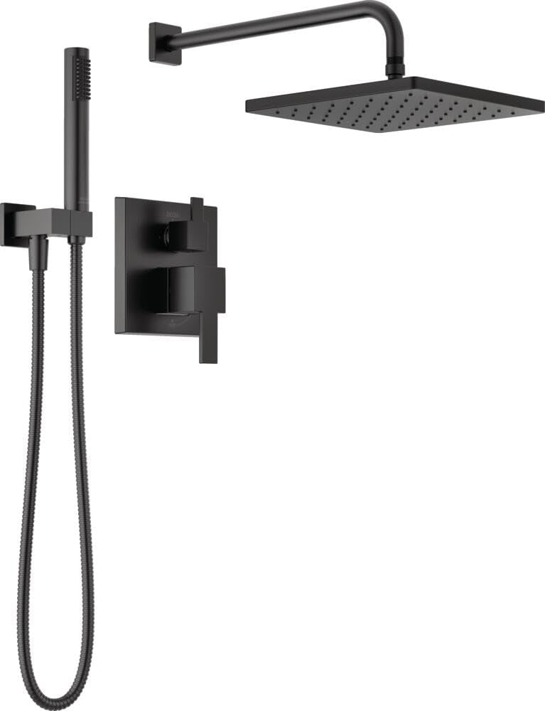 Système De Douche Delta Modern Raincan Nickel Brossé - Pomme Pluie Et Douchette - 342701-SP