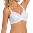 thumbnail image 4 of Tbopshirt Bras for Women Push Up Bra Plus Size Maternity & Nursing Adjustable Seamless Wireless Bra Solid Color Double Shoulder Straps Round Up Lace Bra, 4 of 5
