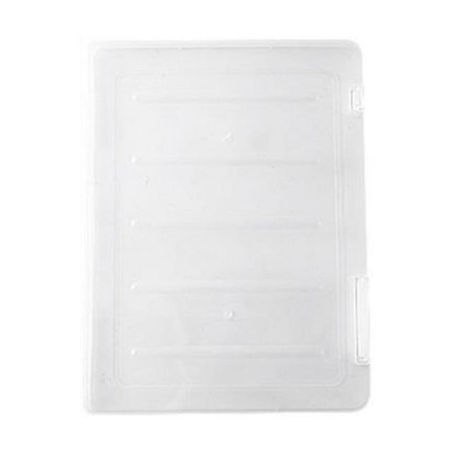 Harpily Décoration Intérieure Boîte de Classement Transparente Boîte de Rangement Support Portable pour Fournitures pour Documents et Protège-Papier Boîte de Classement Portable Taille Unique Multicolore
