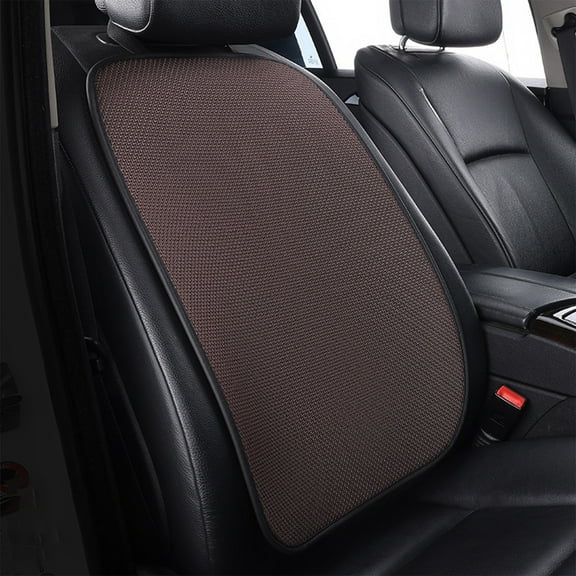 3D Raised Mesh Car Seat Cushion for Summer Cooling and All-Season Comfort, Ventilated Back Support with Airflow Design for Pressure Relief