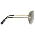 thumbnail image 5 of Versace Light Gray Mirrored Silver Pilot Men's Sunglasses VE2243 10026G 43, Optical., 5 of 5