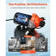thumbnail image 2 of VEVOR Water Pressure Pump, 110V AC 4 GPM, 3-Chamber On Demand Electric Diaphragm Water Transfer Pump, 45 PSI Max Pressure, Automatic Pressure Switch, for Home Kitchen Garden Irrigation Car Washing, 2 of 9