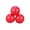 Red-RD Home Decor, variant on JJV 3 Pcs Handmade Juggling Ball Ideal Sandbag for Party Game Relief Hand Eye Coordination Practice for Beginners and Professionals Housewarming Gifts