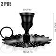 thumbnail image 2 of Candelabros de Hierro Retro, Candelabro Vintage con Mango, Candelabro de Metal Negro para Decoración de Mesa, Boda, Fiesta, Navidad, Halloween, Regalo de Inauguración, 2 of 5