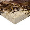 thumbnail image 2 of Ambesonne Vintage Fitted Sheet, Steam Train Locomotive, Twin XL Size, Blue Brown, 2 of 3